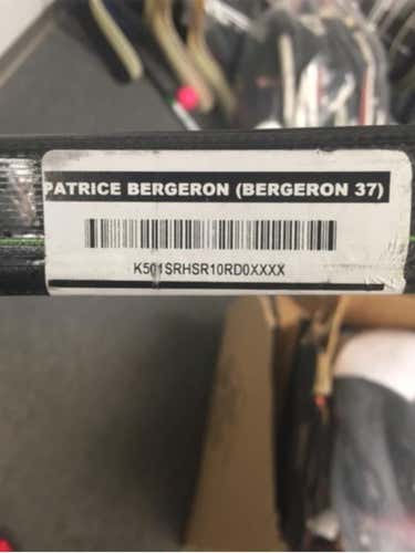 Patrice Bergeron Pro Stock Sticks