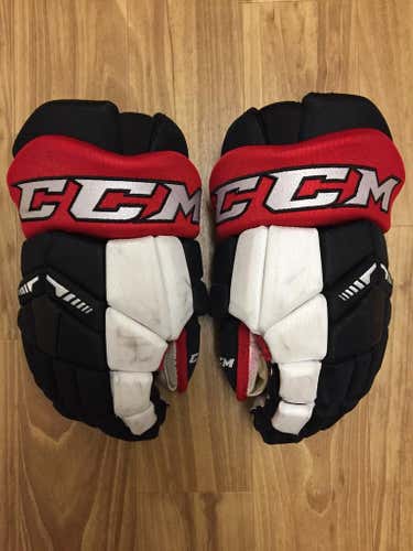 CCM Pro Stock Portland Pirates HGTK Ultra Tacks 14" Gloves