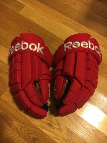 Red Reebok Gloves