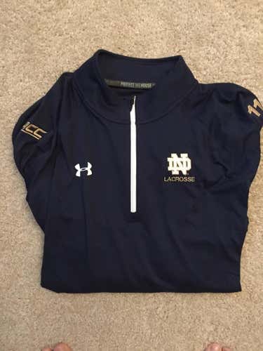 Notre Dame Lacrosse 1/4 zip XL