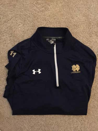 Notre Dame Lacrosse 1/4 zip XL