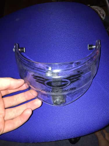 Clear cascade throat guard