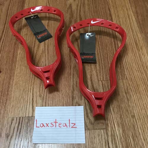 2 red Nike Lakota u