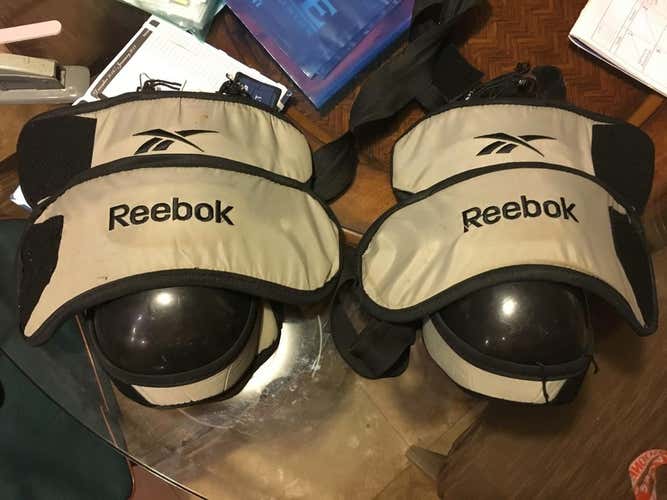 Black Reebok Goalie Knee Pads