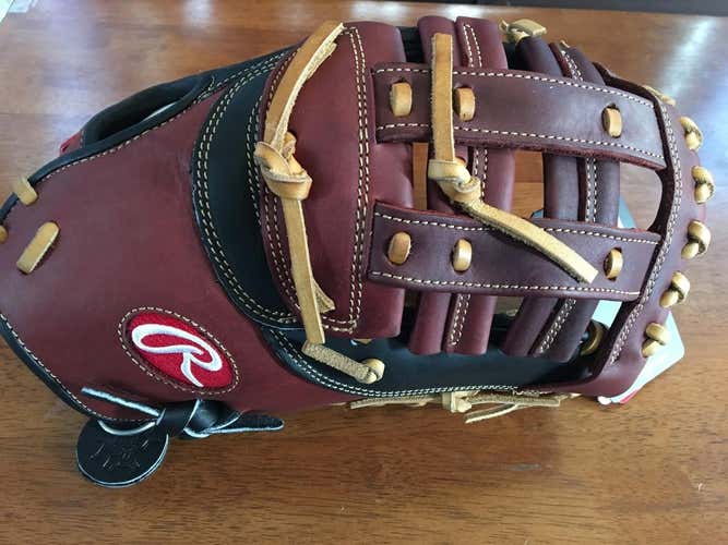 Brand new Rawlings heart of the hide firstbase glove 12.25