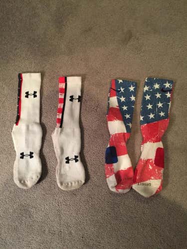 USA Nike Elites and UA socks