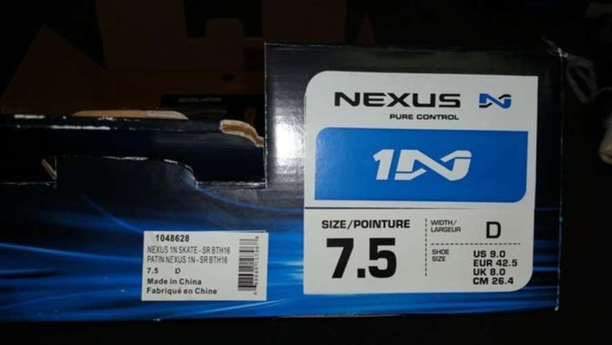 Bauer Nexus 1N skates 7.5D Almost New (speed plates included)