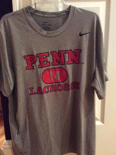 Nike Penn Lacrosse Shooting Shirt. XL
