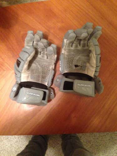 Grey STX Surgeon 500 gloves size 12