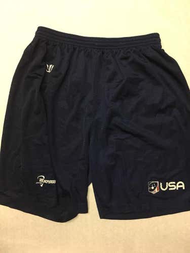 Warrior Team USA Men's National Team Practice Shorts Navy - XL