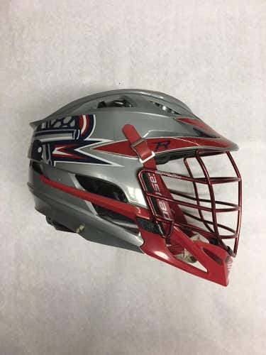 MLL Boston Cannons Game Worn Helmet - Custom Cascade R