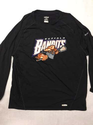 Reebok Buffalo Bandits Longsleeve NLL Dryfit Shooter Shirt - LARGE