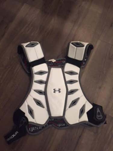 Game worn Under Armour should pads