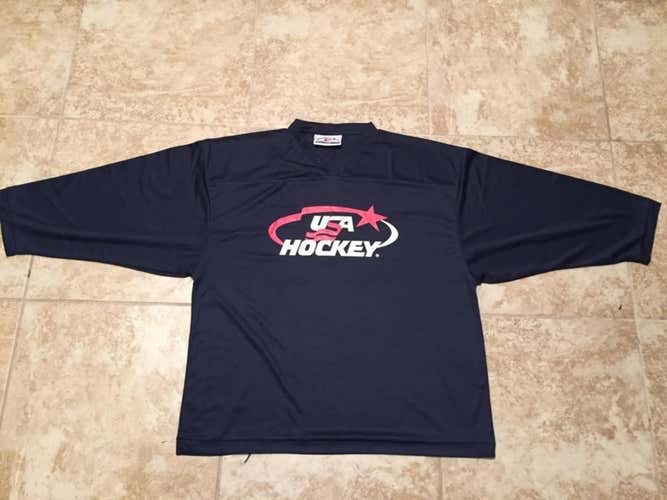 USA Hockey Practice Jersey, Navy Large