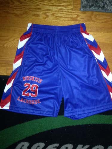 Huskies Lacrosse Mens Shorts #29 w/ pockets