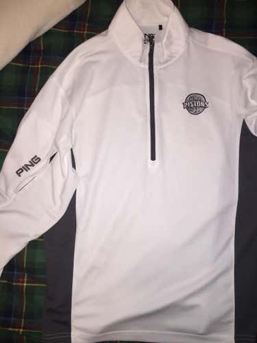 Detroit Pistons ping golf 1/4 zip