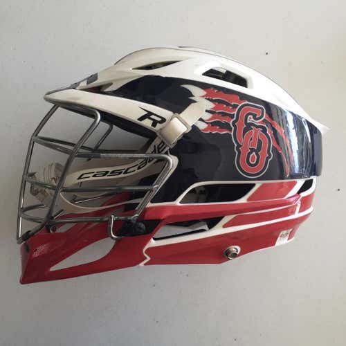 Cascade R Lacrosse Helmet w/ Custom Headwrap