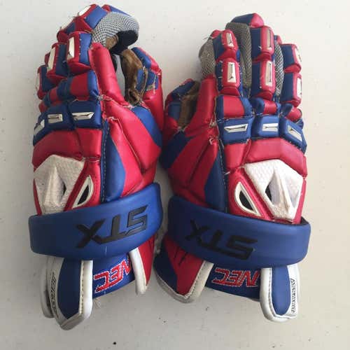 Custom NEC STX Assault Lacrosse Gloves
