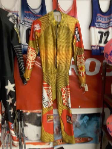 Like New condition Canada dh fis race suits, size large.  $329 on sale! Reduced from  $400!!