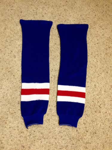 New York Rangers Knit Hockey Socks