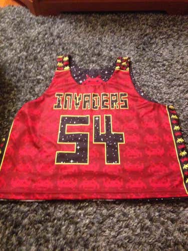 Invaders Lacrosse Pinnie Reversible #54
