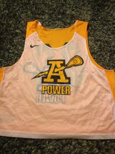 Albany Power Lacrosse Pinnie #30 and Marist College pinnie #7