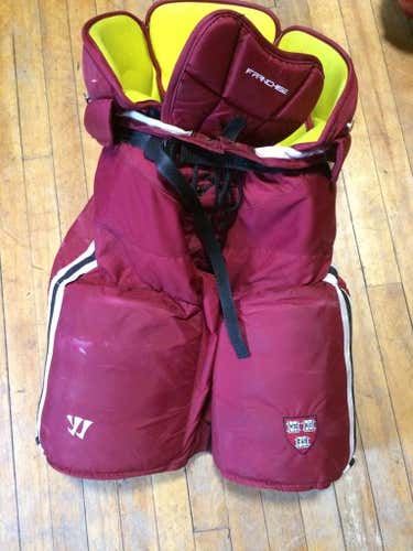 Harvard Hockey Team Issued Large Warrior Prostock Pants