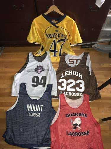 Various college pinnies
