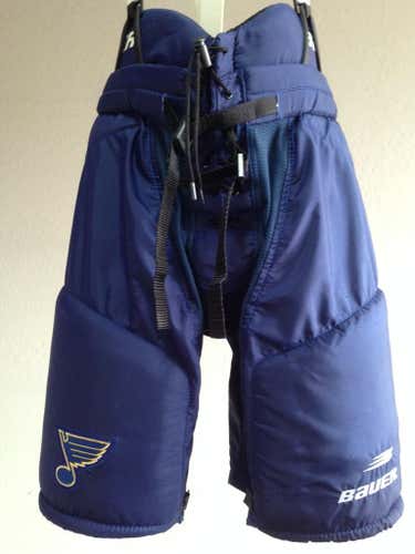 BAUER Vapor St. Louis Blues Pro Stock Senior Hockey Pants.  ++ Very Good Condition ++