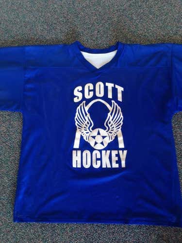 ATHLETIC KNIT (AK) ‘Scott Hockey’ H686 Reversible Mesh Hockey Jersey, Senior Size XL  ++ Excellen...