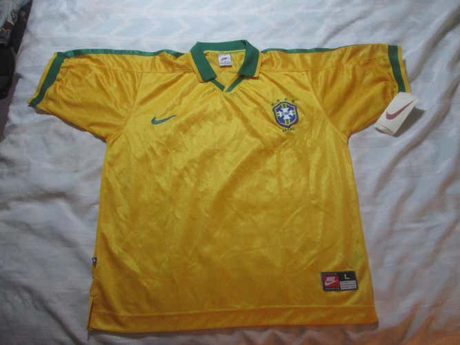 1997 Nike Brazil Soccer jersey