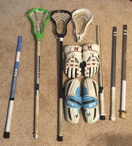 Lot of Heads, Shafts, and Pads