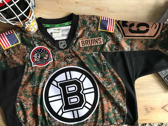 Marchand Boston Bruins Veterans Day Jersey