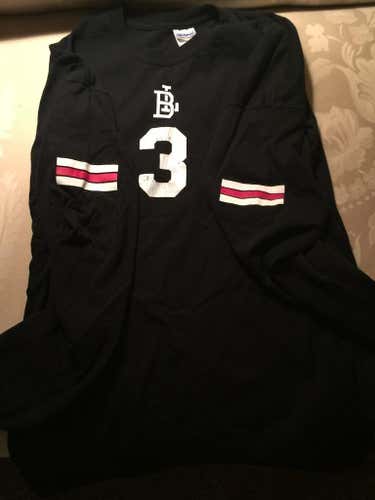 Boys Latin Black Long Sleeve T, GREAT FOR OVER PADS to warm up