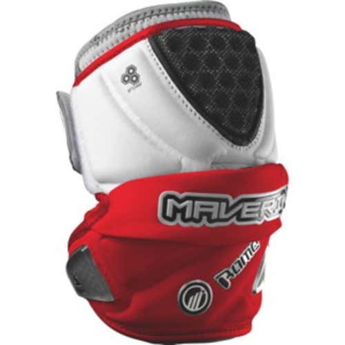 Red Maverik Rome Defense Lacrosse Arm Pads