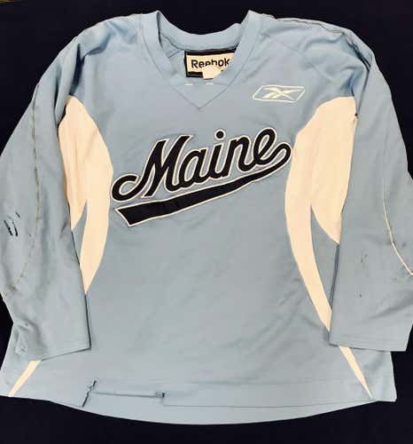 Maine Reebok practice jersey light blue