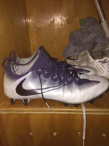 Blue Nike vapor carbons size 11