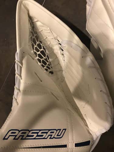 Brand new never used Passau goalie catcher (LH) and blocker gloves