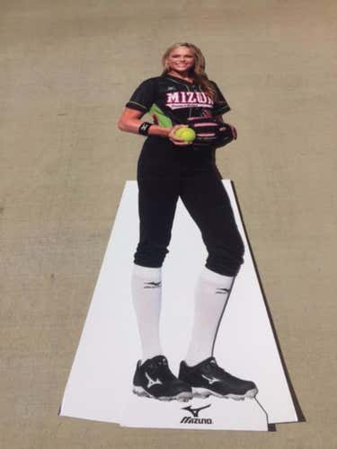 Jennie Finch life size stand up.  $30.00 firm