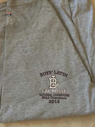 Boys Latin National Champions T Shirt. Team Issue
