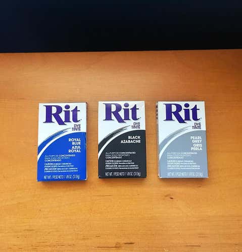 3 Rit Dye Powder Packs