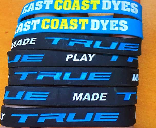 7 True Lacrosse and East Coast Dyes Bracelets