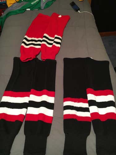 assorted hockey socks
