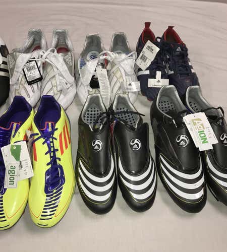 Adidas black F30's in 10.5