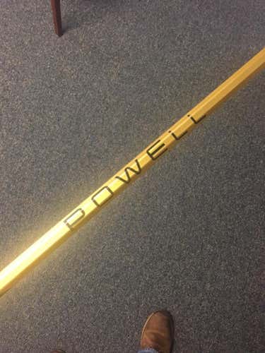 Powell Lacrosse 60" Flight 22 D Pole Shaft in Gold/Black