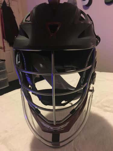 Cascade R lacrosse helmet with neck guard