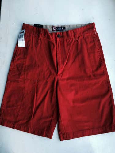 New Red Cotton Shorts Men's Size 32W