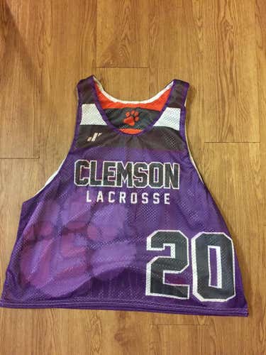 Clemson Mens Lacrosse Team Issued Practice Pinnie #20