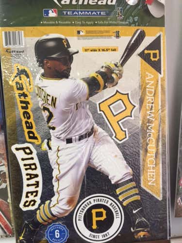 MLB Andrew McCutchen Pittsburgh Pirates 11"x17" Fathead Peel & Stick Wall Decal