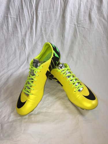 Nike Mercurial Vapor IX Fast Forward 06 Edition FG - Yellow/Black/Lime Size 11